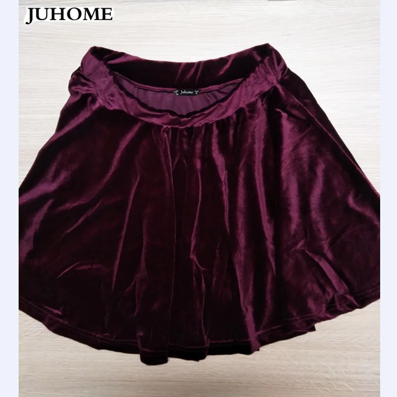 Юбка женская бархатная в стиле ретро Осень зима|velvet skirt|green velvet skirtoffice skirt |