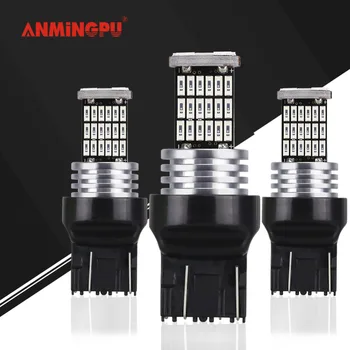 

ANMINGPU 2x Car Led Signal Lamp T20 7443 7440 Led W21W W21/5W WY21W Canbus Auto Turn Signal Light Reverse Tail Brake Lights 12V