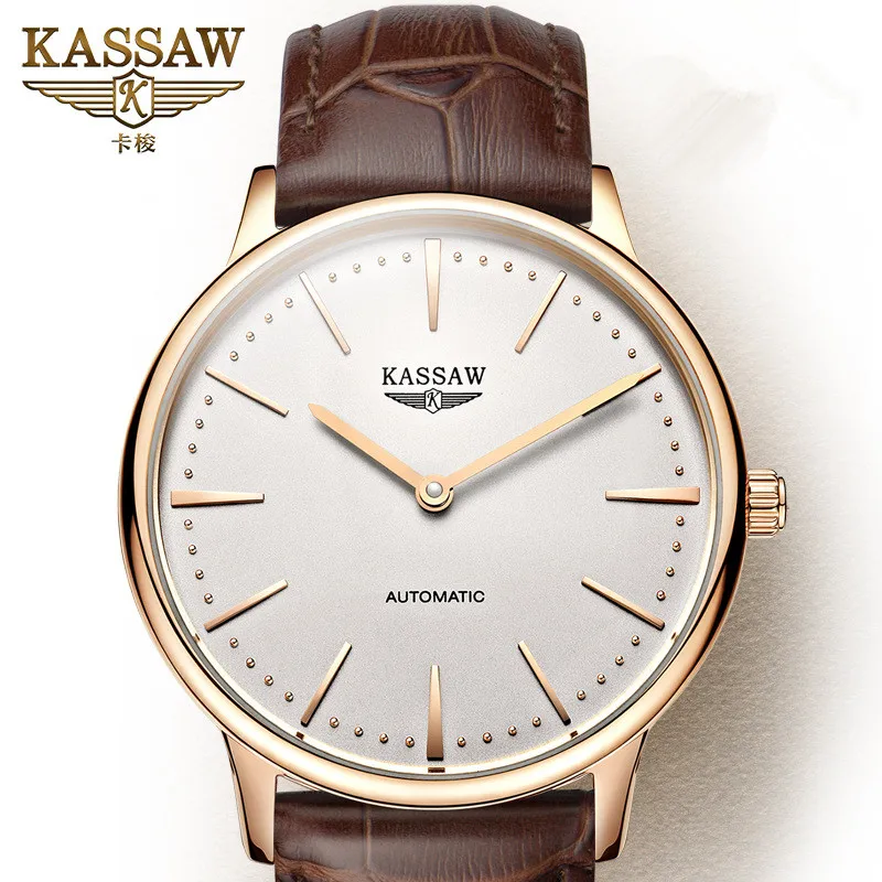 

New Men Watch KASSAW Top Brand Luxury Mens Automatic Mechanical Wristwatches Male Sapphire Military Watches Relogio Masculino