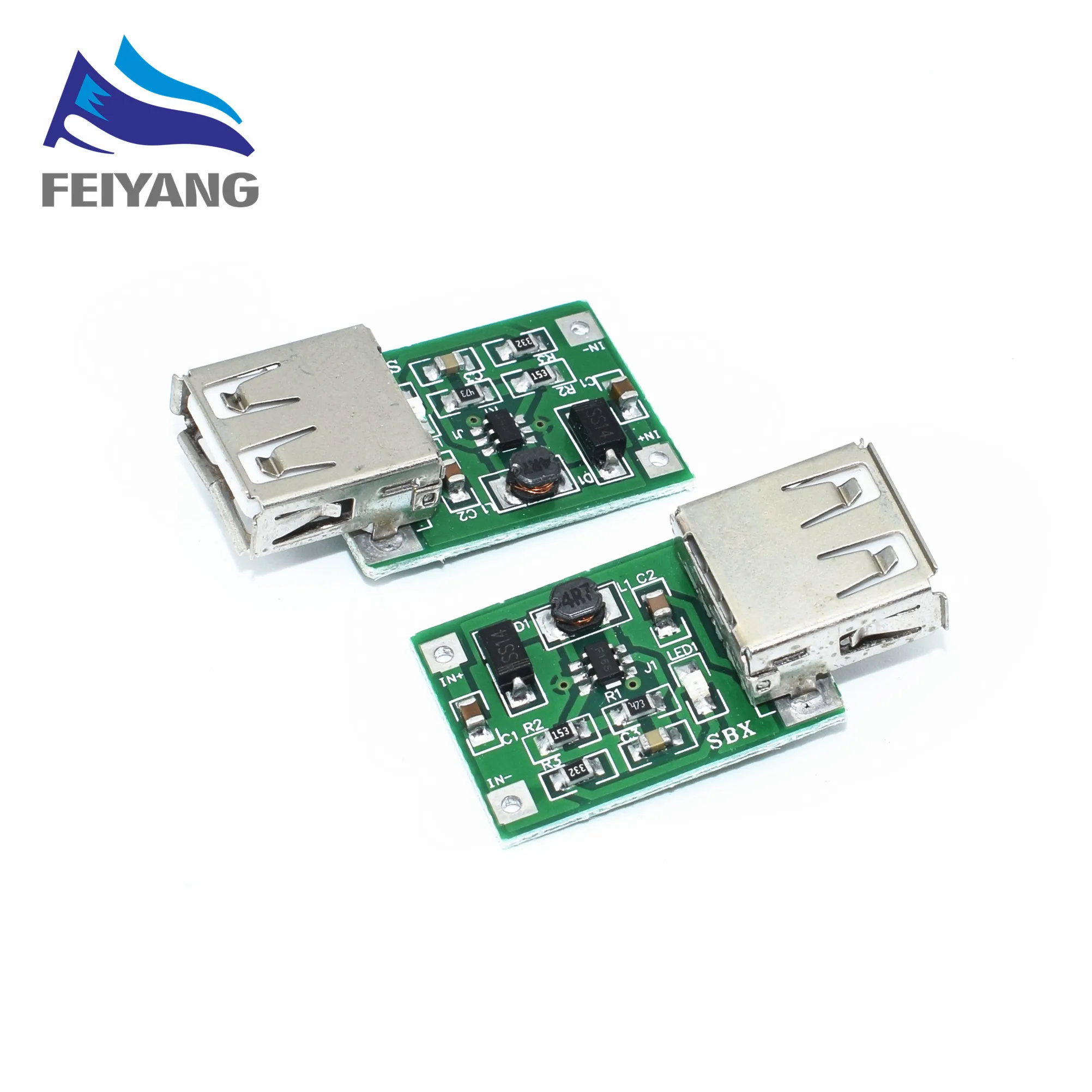 100 шт. DC 3 В до 5 USB выход зарядное устройство Повышающий Модуль питания мини DC-DC