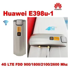 Разблокированный Huawei E398 E398u-1 100 Мбит/с 4 аппарат не привязан к оператору сотовой связи USB модем Беспроводной данных USB накопитель+ 49dbi 4G TS9 двойной разъем антенны