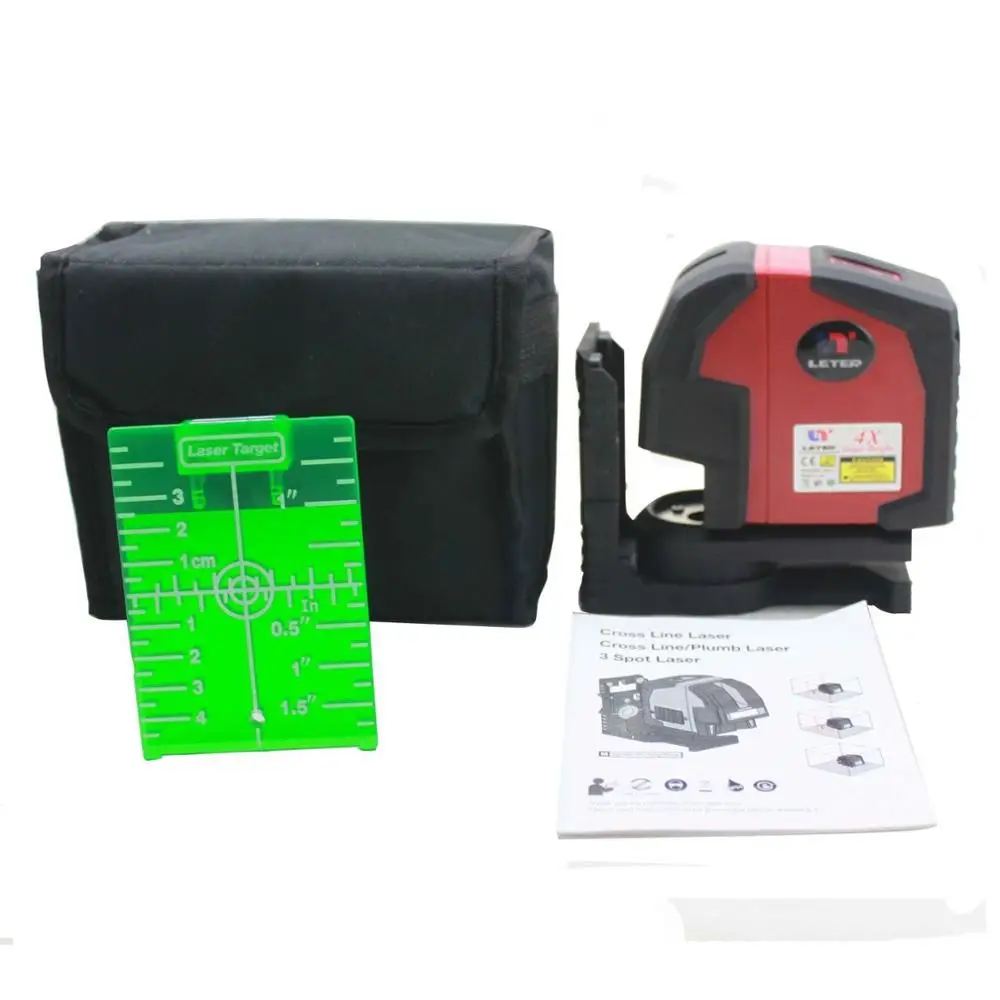 

New Leter L2P2G Self-Leveling Green Laser Bob Cross Line Laser Plumb laser