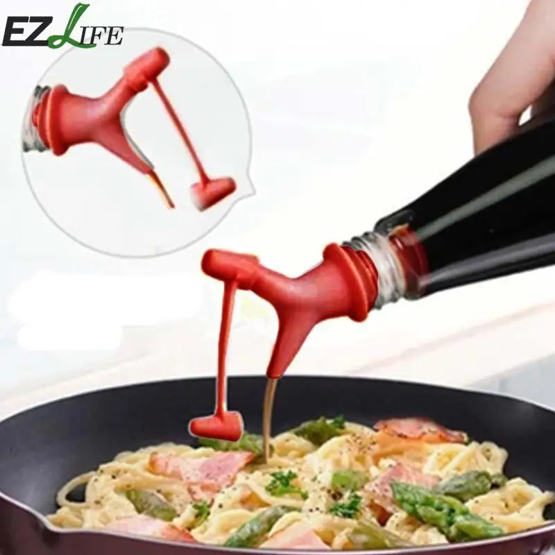 1 unid grande y pequeño agujero tapón de vino para verter salsa de soja herramientas de Cocina Utensilios de Cocina Gadgets Accesorios de Cocina