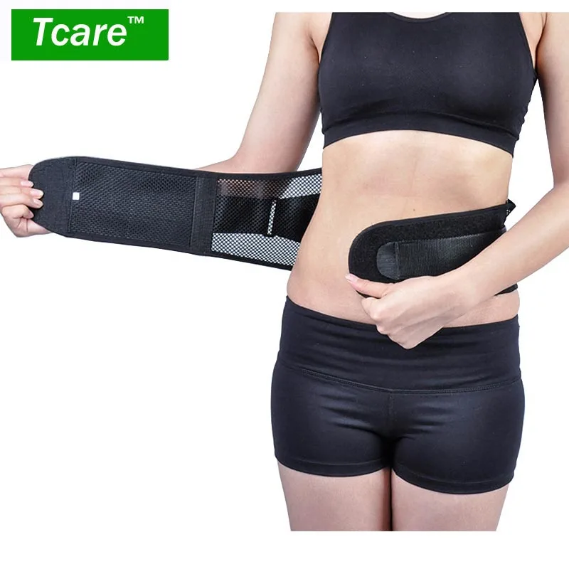 Tcare Adjustable Double Pull Brace Lumbar Lower Back Brace and Support Belt with Dual Adjustable Straps Breathable Mesh Panels Tcare Adjustable Double Pull Brace Lumbar Lower Back Brace and Support Belt with Dual Adjustable Straps Breathable Mesh Panels