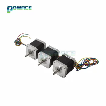 

3Pcs Nema17 48mm 4-lead CNC Stepper Motor 78Oz-in 1.8A CNC 3D Printer 17HS8401