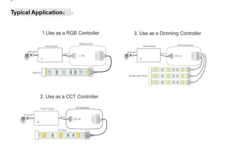 3 в 1 Wifi DIM/RGB/CCT умный регулятор линейного светильника, совместимый с Alexa Assistant для системы iOS