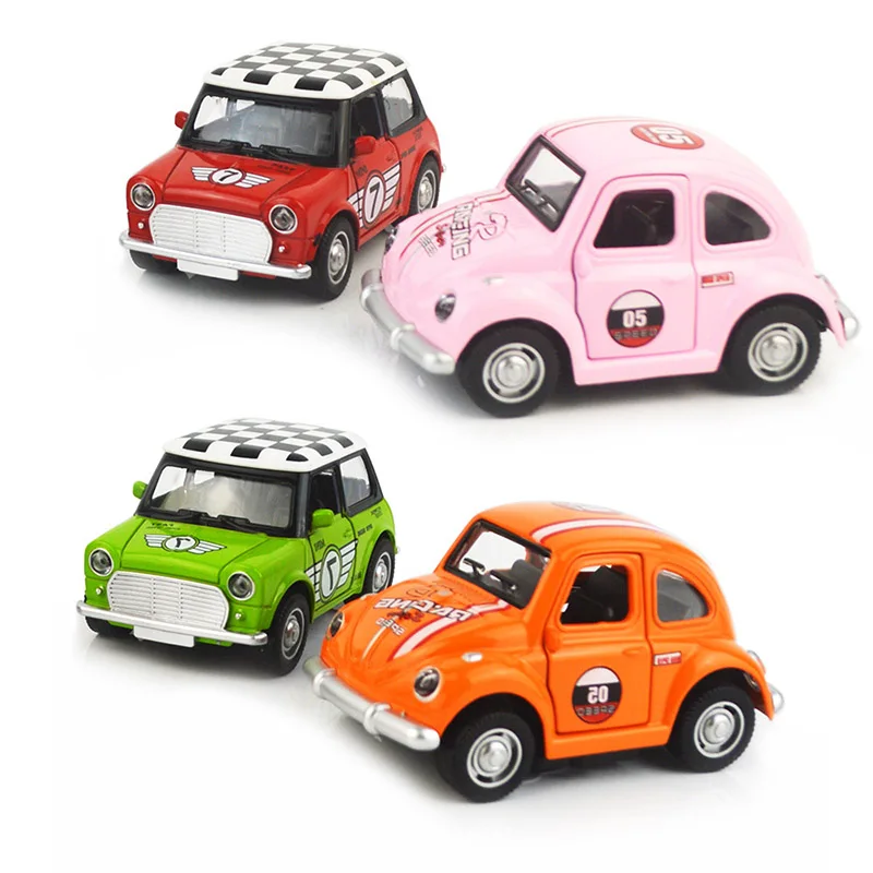 

4 Style Mini Pull Back Car Model Toy Simulation Car Educational Toys for Children Kids Gift hot