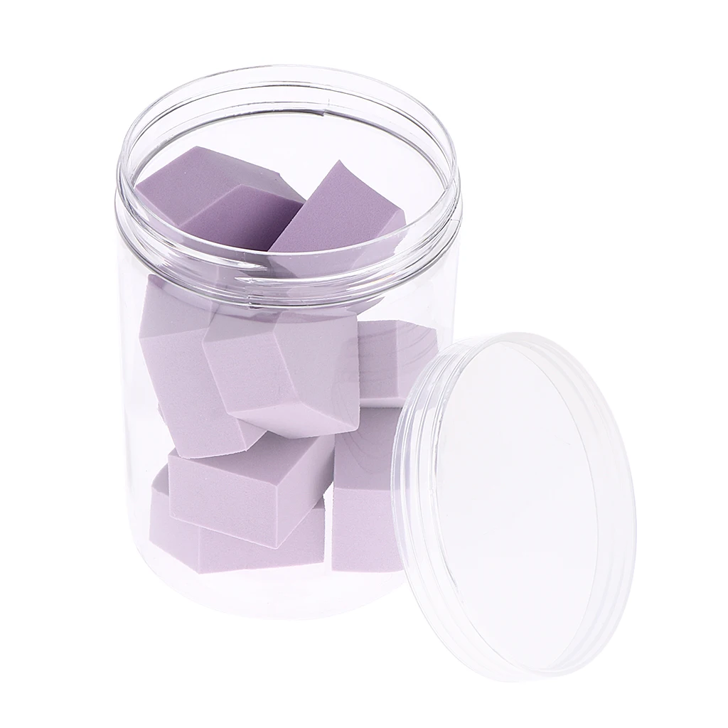 10 шт. спонж для макияжа Фонд кисти для румян консилер для глаз уход за кожей лица крем-пудра пуховка