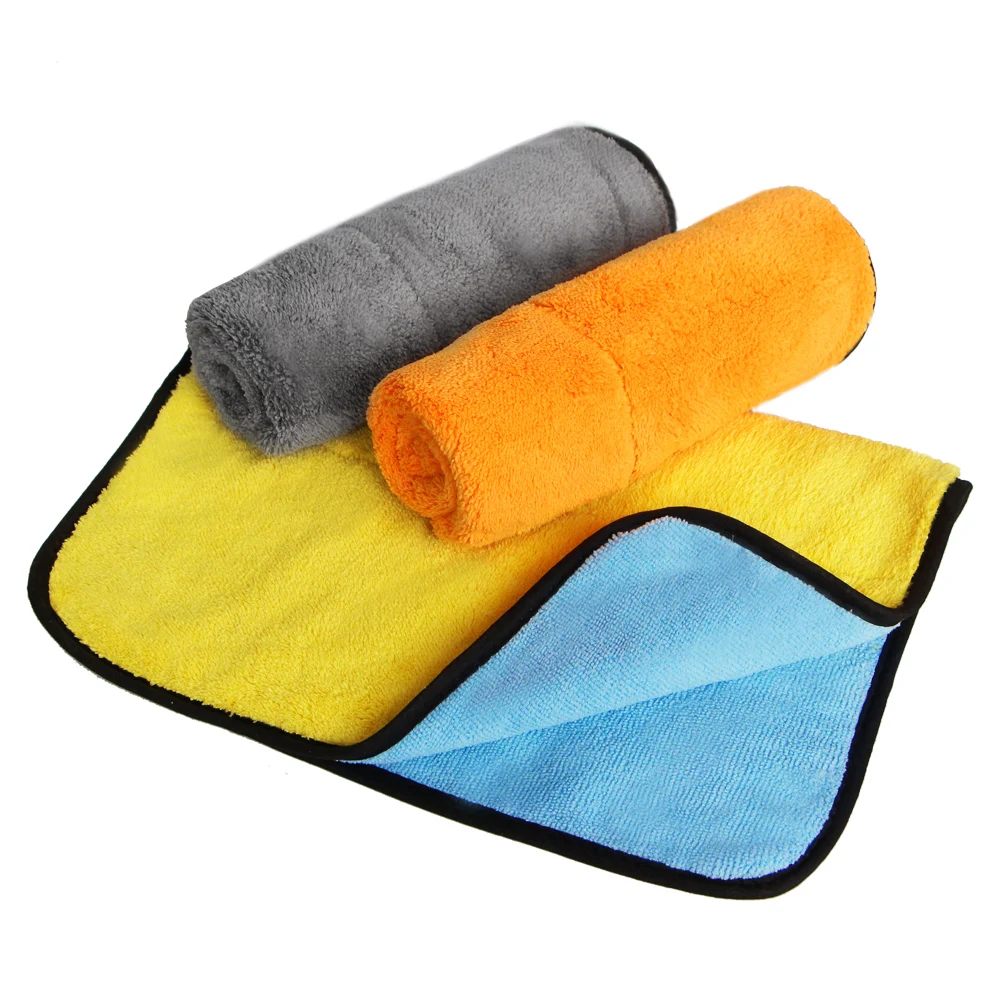 

1Pcs Car Washing Drying Towel Car Care Wax Polishing Detailing Towels Super Thick Plush Microfiber Car Cleaning Cloth