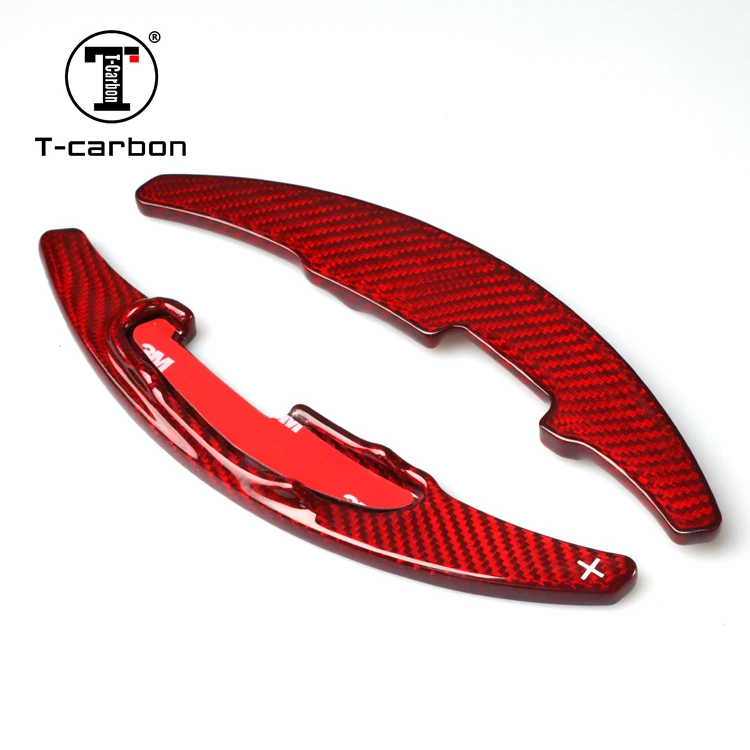 Car Styling Real Carbon Fiber Steering Wheel Shift Paddles Extension Shifters For BMW M-series M2 M3 M4 M5 M6 X5M X6M RED Black |
