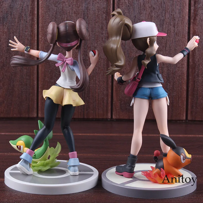 KOTOBUKIYA Artfx Touko с Pokabu Tepig/Mei с Tsutarja Snivy ПВХ Аниме Фигурка Коллекционная модель игрушки