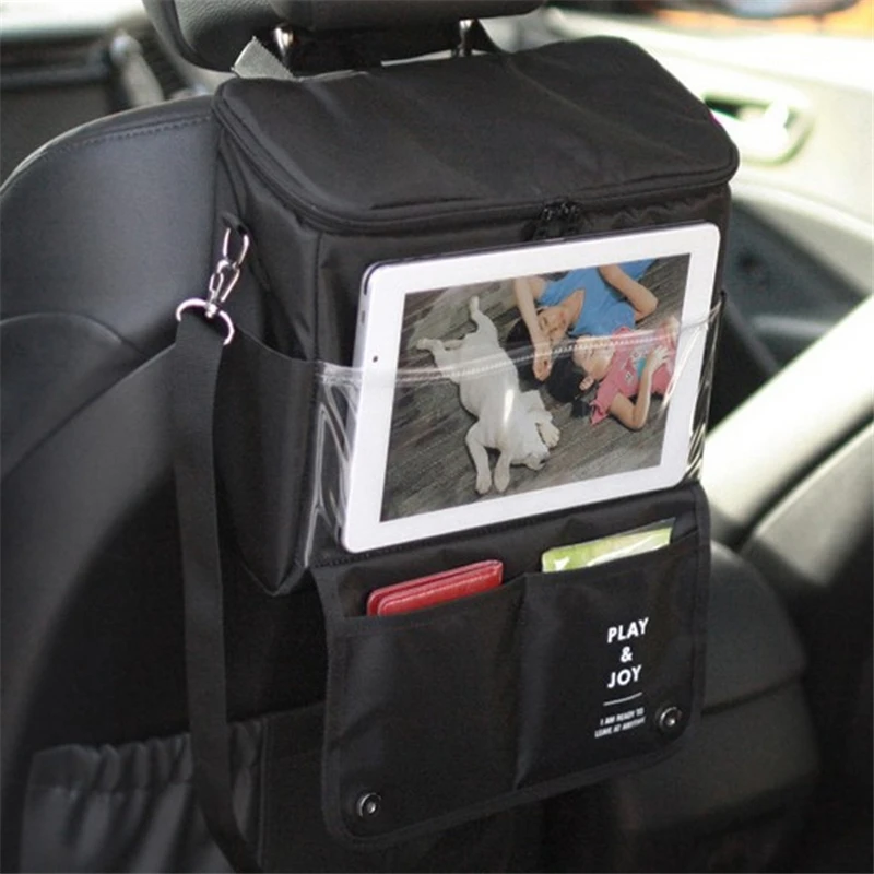 Оксфордская автомобильная сумка для хранения на открытом воздухе для пикника, путешествий, сохранение пищи, многокарманный органайзер для автомобильного сиденья