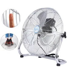  Powerful electric fan home desktop  aluminum leaf  fan climbing floor large wind cool commercial industrial fan FAN-11 