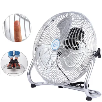 

Powerful electric fan home desktop aluminum leaf fan climbing floor large wind cool commercial industrial fan FAN-11