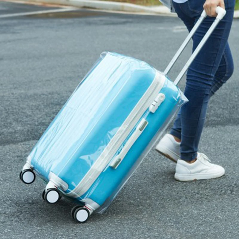 High Quality PVC zipper Transparent Waterproof Suitcase Protective