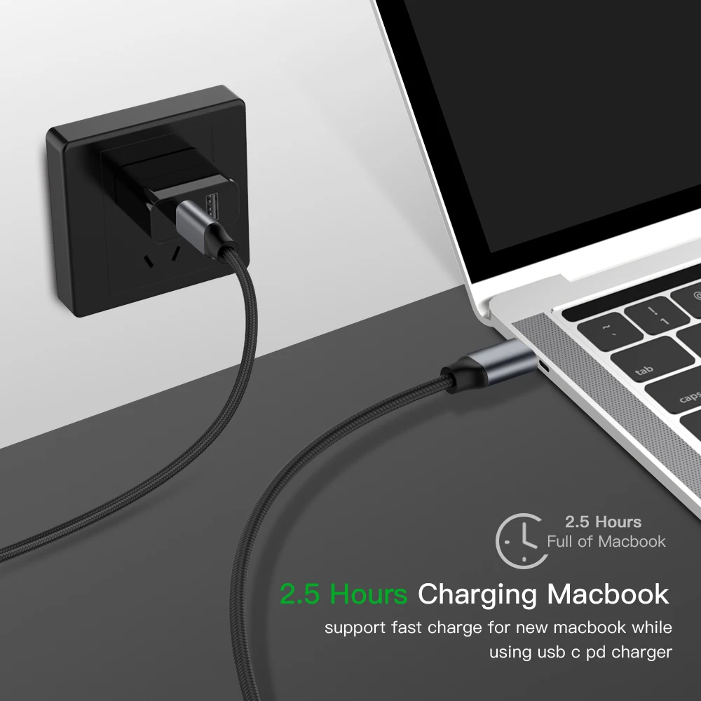 PD type C-USB C кабель для Macbook type C быстрое зарядное устройство USB-C зарядное устройство для samsung S9 S8 Note 9 8 3A type-C зарядное устройство