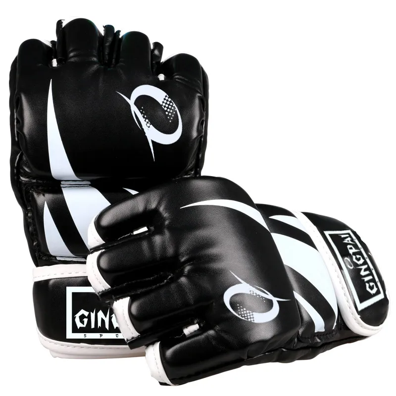 Горячая Распродажа, хорошее качество, боксерский скоростной мяч, боксерский мешок - Цвет: MMA glove Black