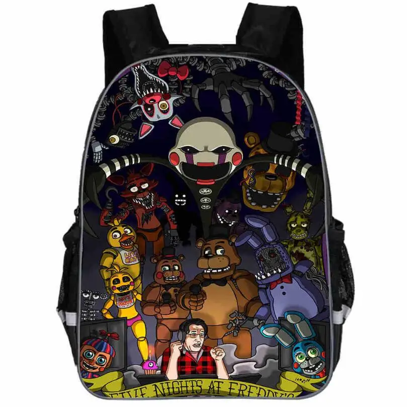 Крутые школьные сумки для мальчиков Marvel Avengers Five Nights at Freddy рюкзак подростков