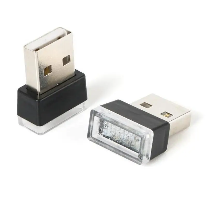 1 шт. Автомобильный USB светодиодный декоративный светильник аварийное освещение