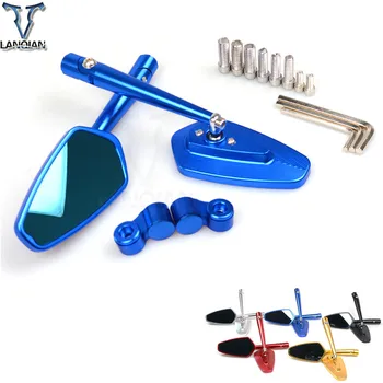 

Universal 8mm 10mm Aluminum CNC Motorcycle Rearview Side Miror Moto Mirrors For Yamaha xjr1300 FJR 1300 supertenere /xt1200ze