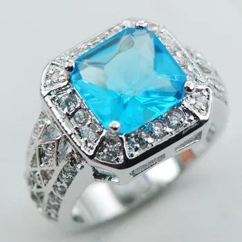 

Crystal Zircon Fashion 925 Sterling Silver Ring Size 6 7 8 9 10 F1071