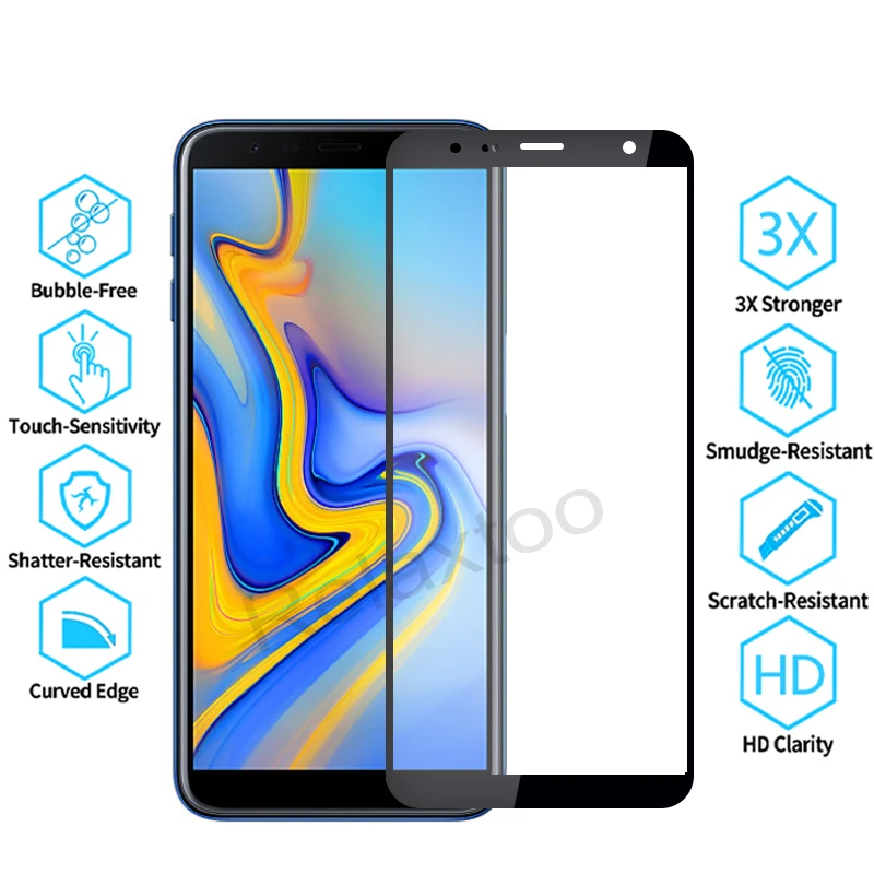 Для samsung j4 защитное стекло на galaxy j6 plus 2018 закаленное sumsung j 4 6 j6plus j4plus пленка 9 H