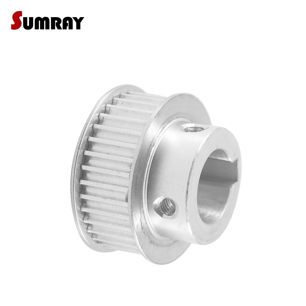 3M 32T Keyway Timing Pulley 8/10/12/12.7/14/15mm Bore Keyway Diameter 3