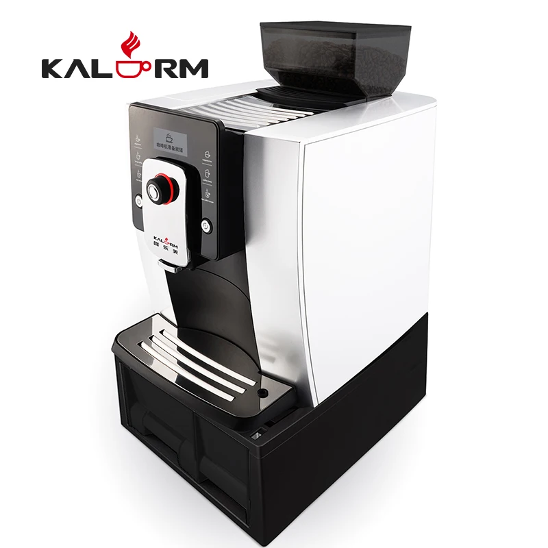KALERM KLM 1601PRO Автоматическая необычная умная кофемашина итальянская может быть внешней водой, полностью автоматическая кофемашина cafetera