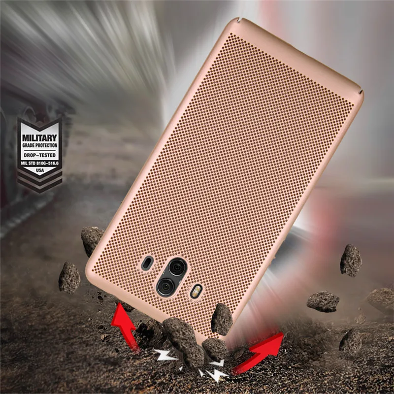 Huawei mate 10 чехол поверхность с Сотами охлаждение полный для huawei ALP-L09 ALP-L29 оболочка