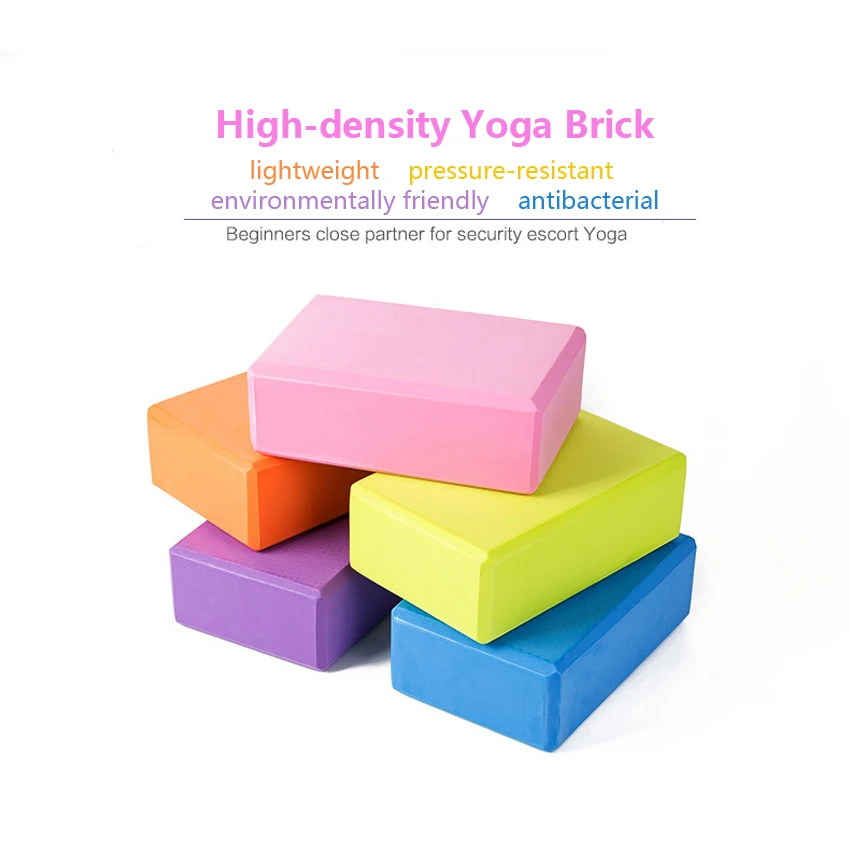 Body Shaping Brick Yoga Bricks Indoor fitness Equipment Workout Stretching  Aid Pillow Yoga Block Bolster eva foam blocks