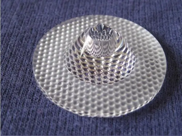 

#HOS-35-60 High quality LED Optical Lens 1P, 35mm Diameter, 60 Degree, PMMA materials, Bead Surface