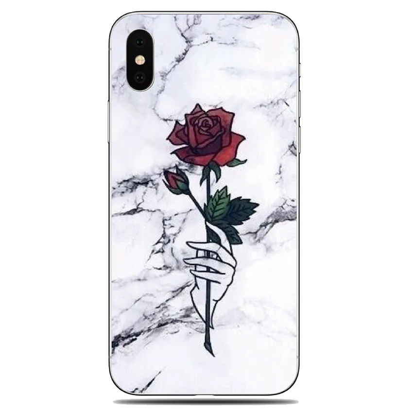 Чехол для телефона из ТПУ с мраморным рисунком iPhone X XS Max XR 7 6 6S 8 Plus 5 S|Бамперы| |