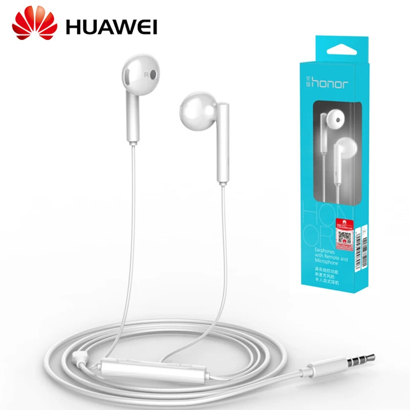 Наушники Huawei Honor AM115 с 3 5 мм вкладышами гарнитура проводной контроллер для