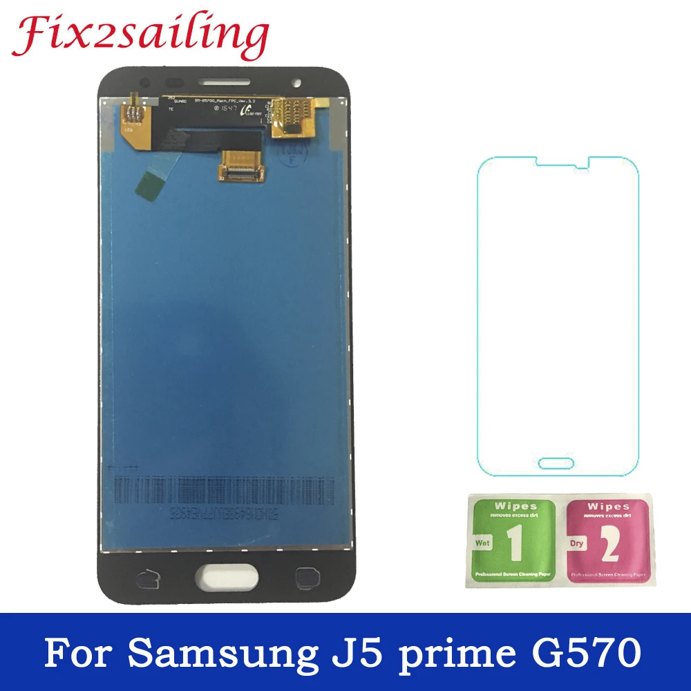 

100% Tested Working LCDS For Samsung Galaxy J5 prime G570F G570 SM-G570F LCD Display Touch Screen Digitizer Assembly Replacement
