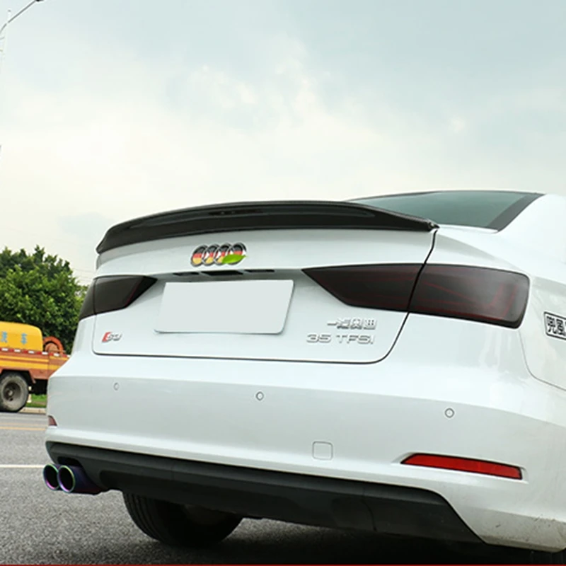 for Audi A3 Saloon spoiler A3 S3 rear spoiler carbon fiber 2014 2015