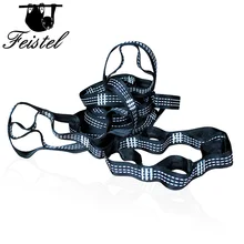 Белые три линии гамак ремни аксессуары тросы нагрузка 2000 кг сильный