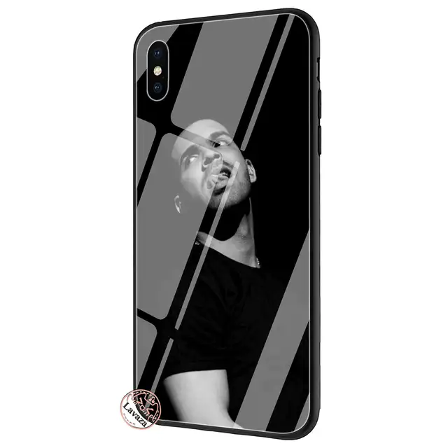 Lavaza Drake Canada Tempered Glass Phone Cover Case For Apple