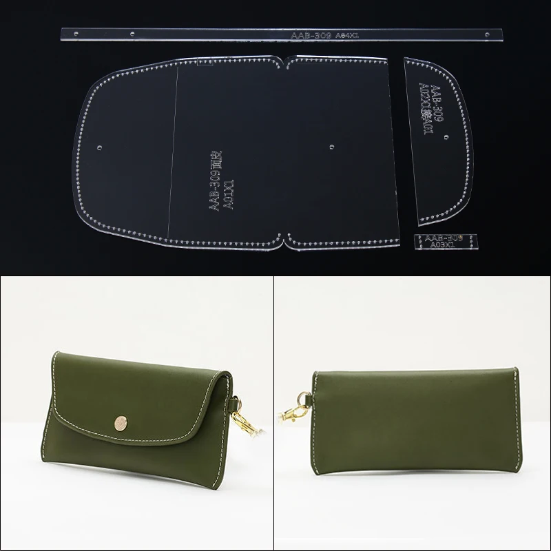 1 Set Acrylic Leather Template Handbag Clutch Handwork Craft Sewing Pattern DIY Accessory 9*19*1cm | Дом и сад