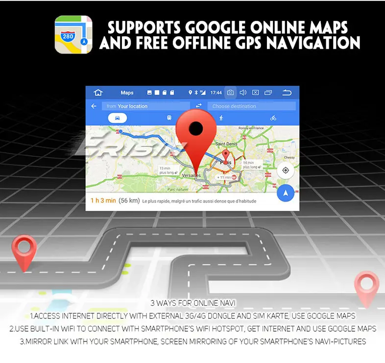 Cheap 7" Android 8.1 OS Car DVD Multimedia Navigation GPS Radio for Ford Transit 2005-2011 & Ford Focus 2005-2007 & S-Max 2006-2008 10