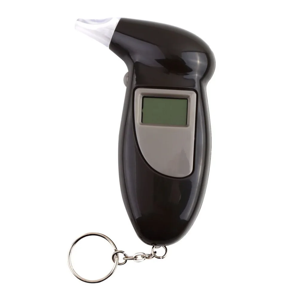 2019 Профессиональный Тестер дыхания спирта анализатор дыхания тест брелок алкоализатор Алкотестер DeviceLCD экран