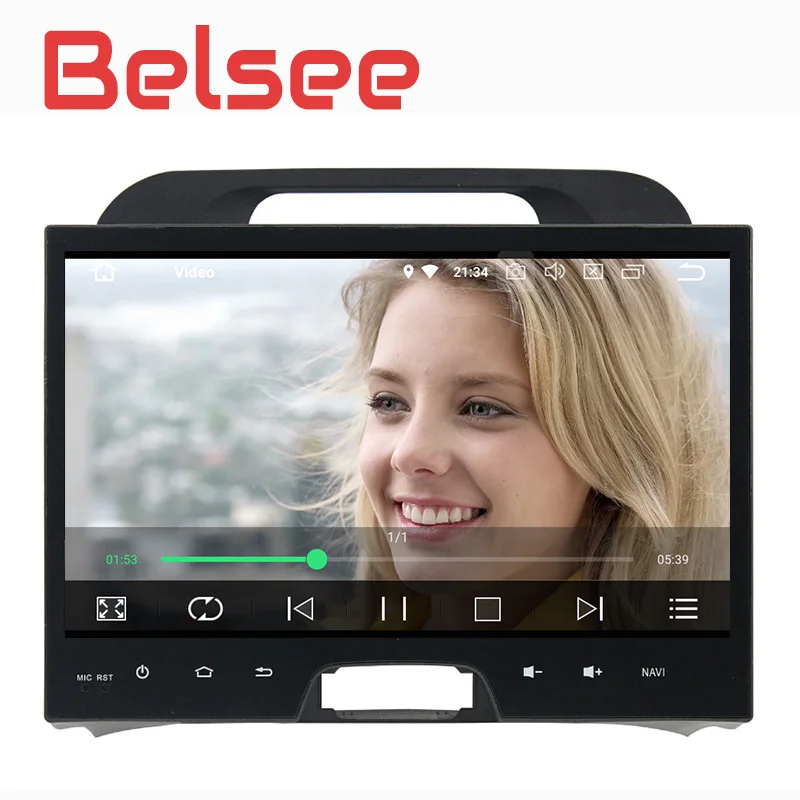 Автомагнитола Belsee Kia Sportage 2 Din Android 8 0 ядер ОЗУ 4 Гб ПЗУ 32 ГБ GPS