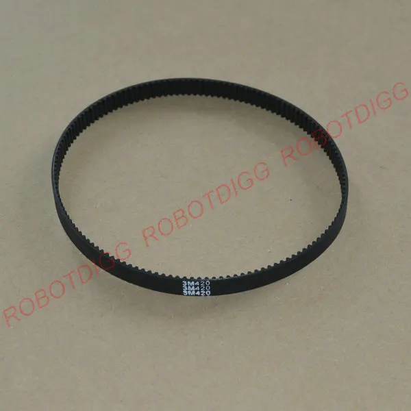 

HTD 3M, Timing Belt, Closed-loop, 420mm length, 140 teeth, 6mm width