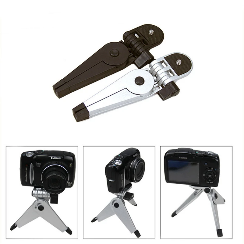 Portable Mini Tripod Handle Stabilizer Folding Tripod Stand DSLR