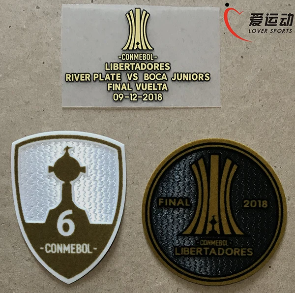 

BOCA JUNIORS 2018 FINAL COPA LIBERTADORES BADGE SET 2018 CONMEBOL LIBERADORES Final Match Details + TROPHY 6 BADGE