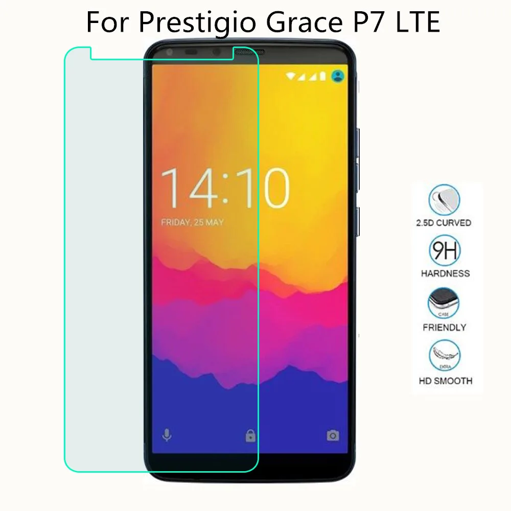 Закаленное защитное стекло для Prestigio Grace M5 P7 LTE Z5 P5 Muze X5 LTE B3 B7 Защитная пленка для экрана - Цвет: For Grace P7 LTE