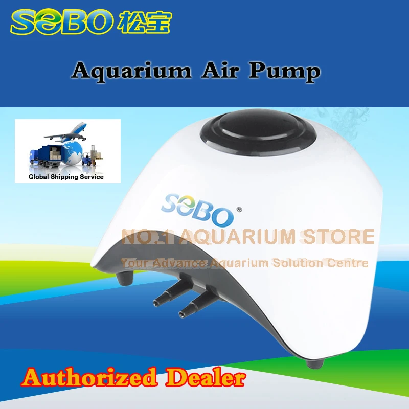 Sobo Silent Aquarium Air Pump Oxygen 