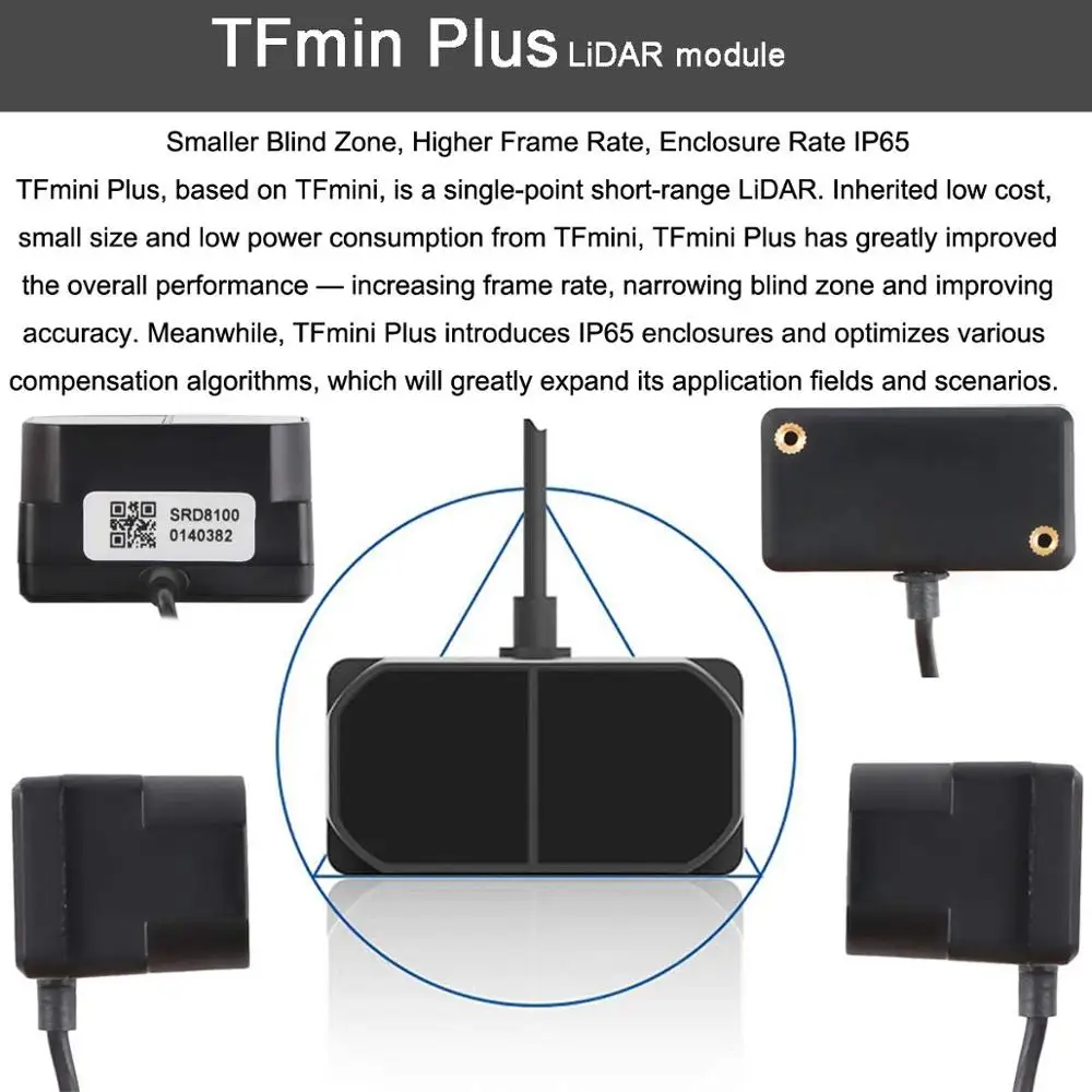 TFmini/TFmini Plus/TF02 Lidar дальномер сенсор TOF модуль одна точка микро-диапазон для Arduino Pixhawk FZ3000 FZ3065