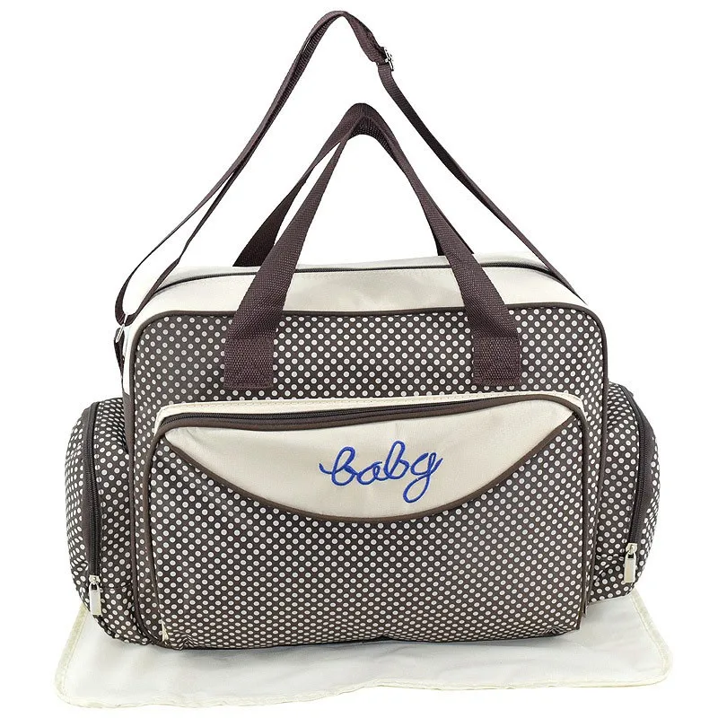 MOTOHOOD Baby Diaper Bag Organizer Baby Care Carriage Bag For Stroller Fashion Dot Multifunction Baby Bags For Mom 451530cm (13)