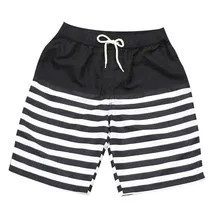 Мужские шорты для плавания быстросохнущие пляжные плавки для серфинга, для бега, для плавания, короткие, черные, белые, в полоску, мужские плавки для плавания# LRWS