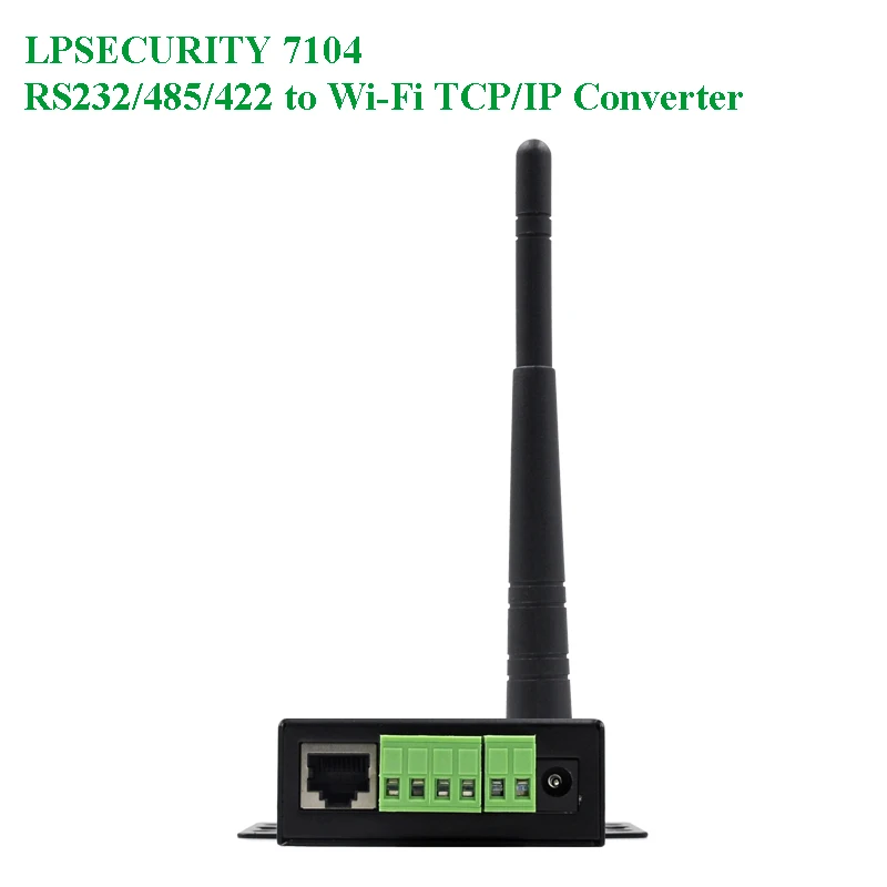 LPSECURTIY ZLAN7104 wifi модуль RJ45 Ethernet RS232/RS485/RS422 конвертер modbus удаленный монитор беспроводной сервер для устройств с последовательным интерфейсом